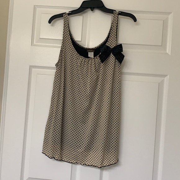 Lavish Maternity Polka Dot Tank Top - Picture 1 of 12